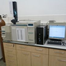 Plynový chromatograf Agilent 6890 s hmotnostním detektorem Agilent 5973N